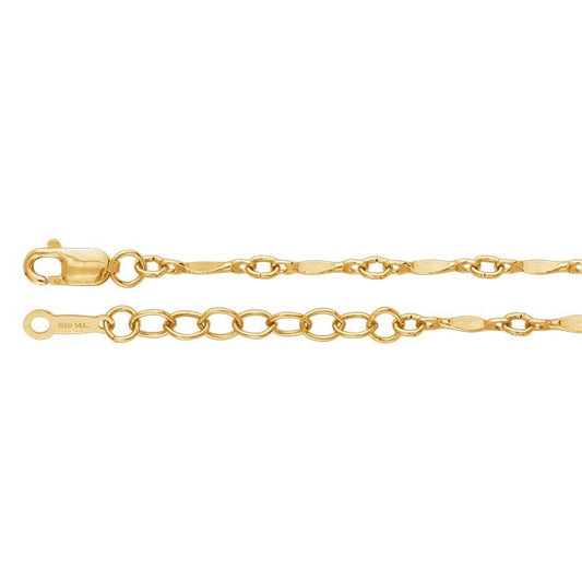chain bracelet / dapped bar