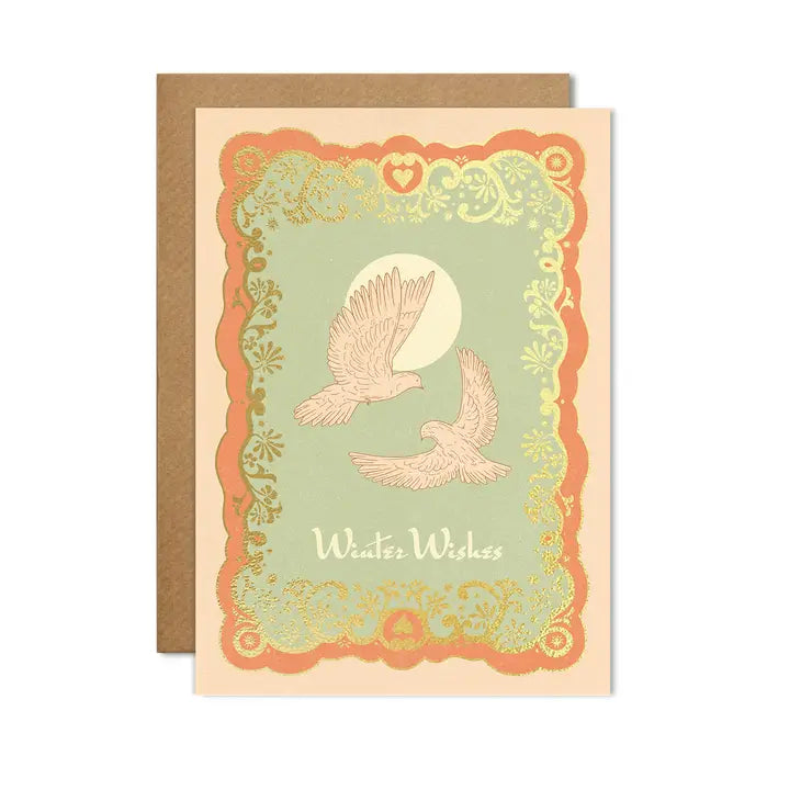 winter wishes card