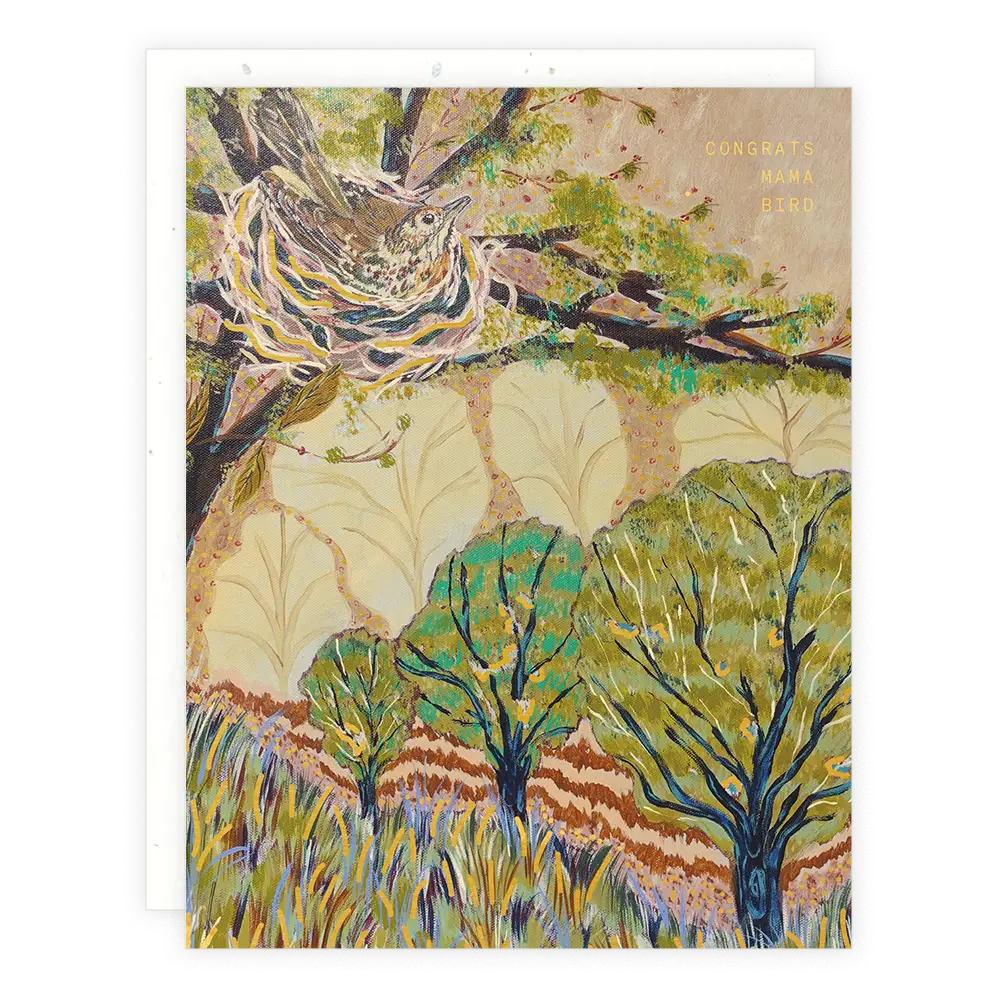 mama bird card