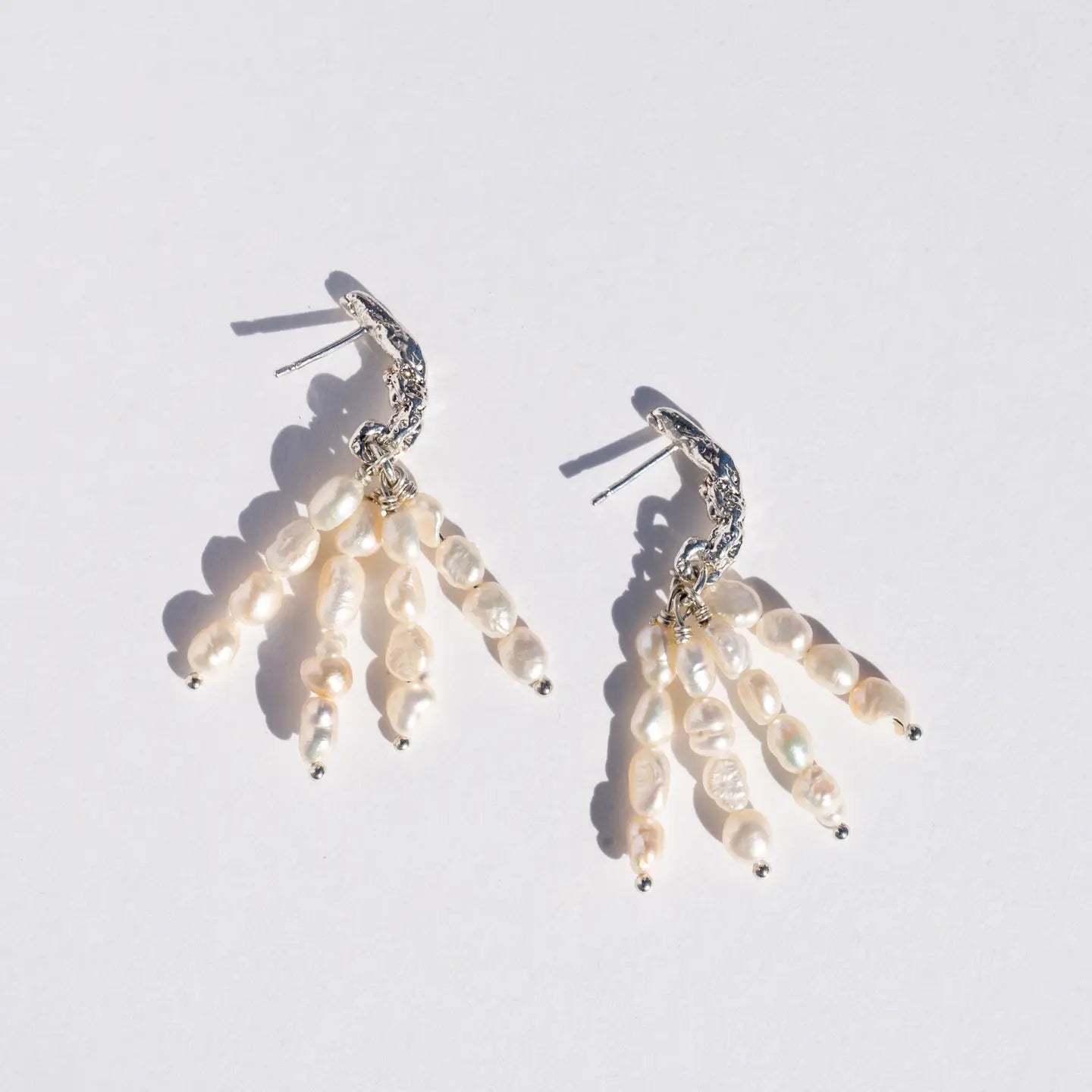 toni post earrings - freshwater pearl