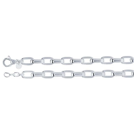 chain bracelet / chunky oval link - 9.5mm