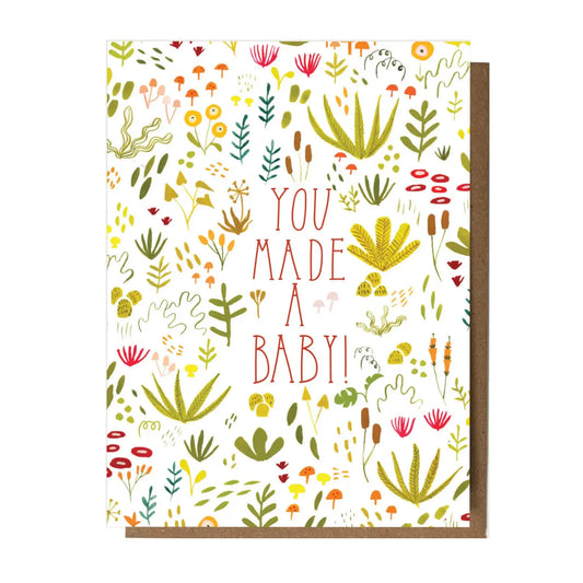 you made a baby card