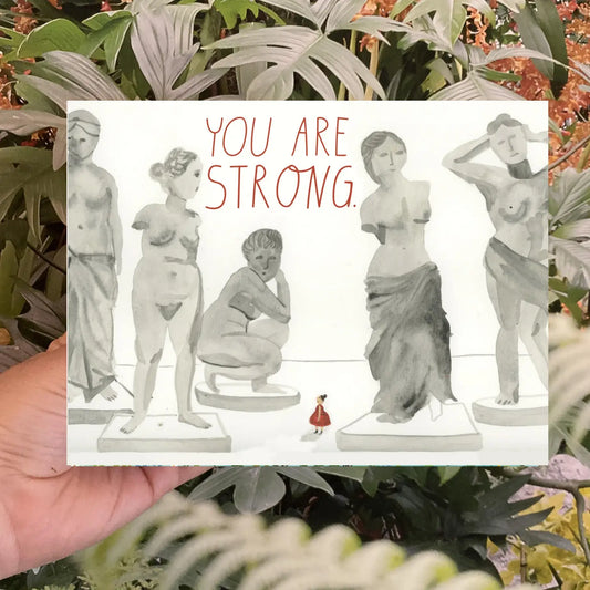 you are strong card