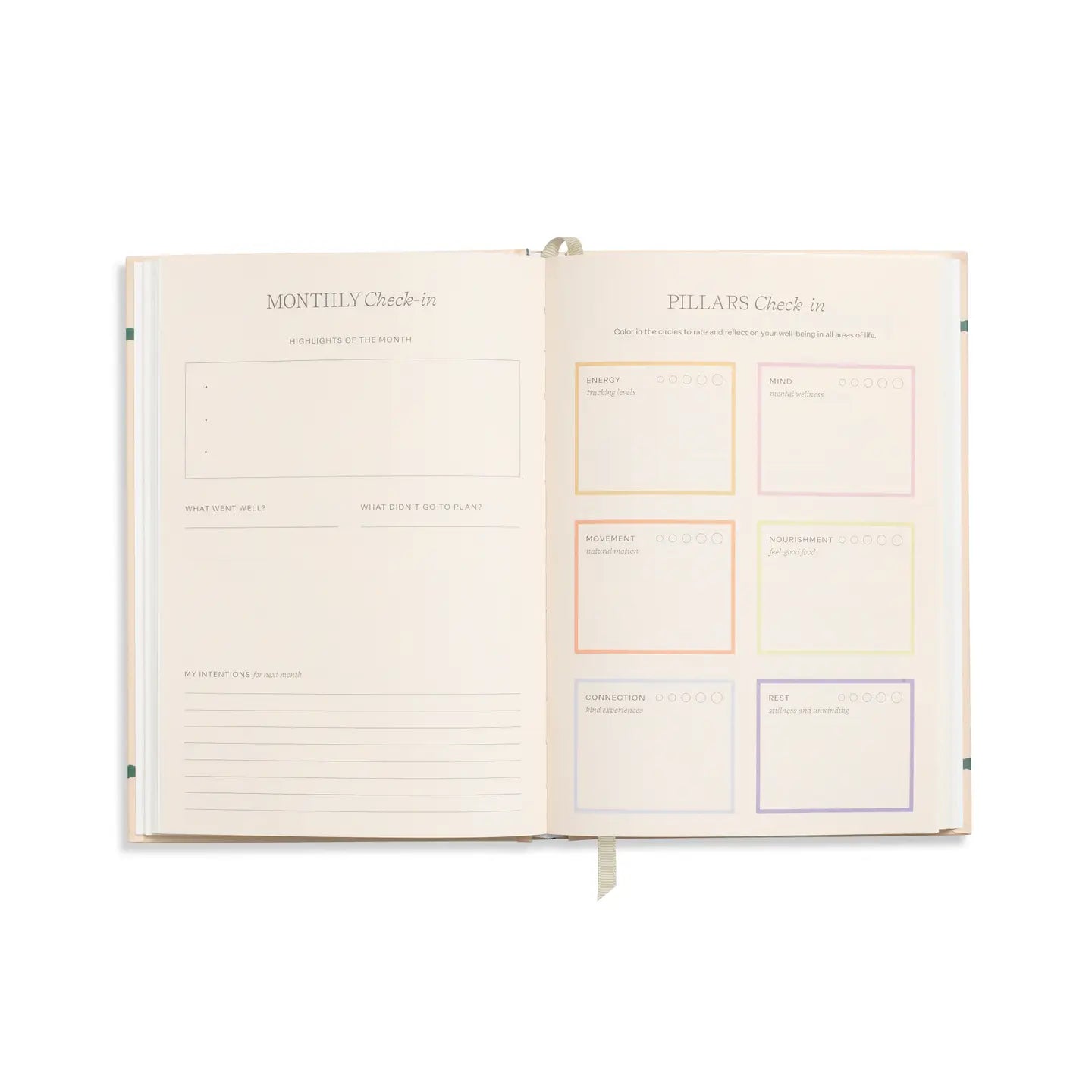 papier / guided wellness journal - tulip vase
