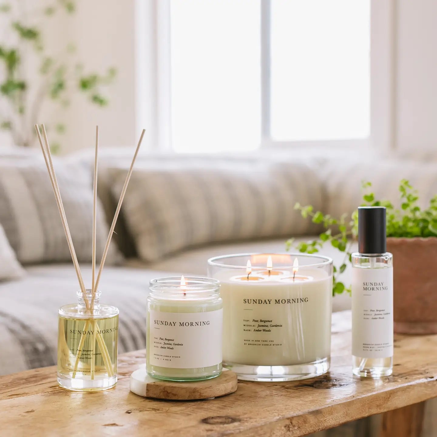 brooklyn candle studio / reed diffuser - sunday morning