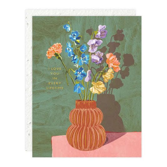 sweet days vase + love + friendship card