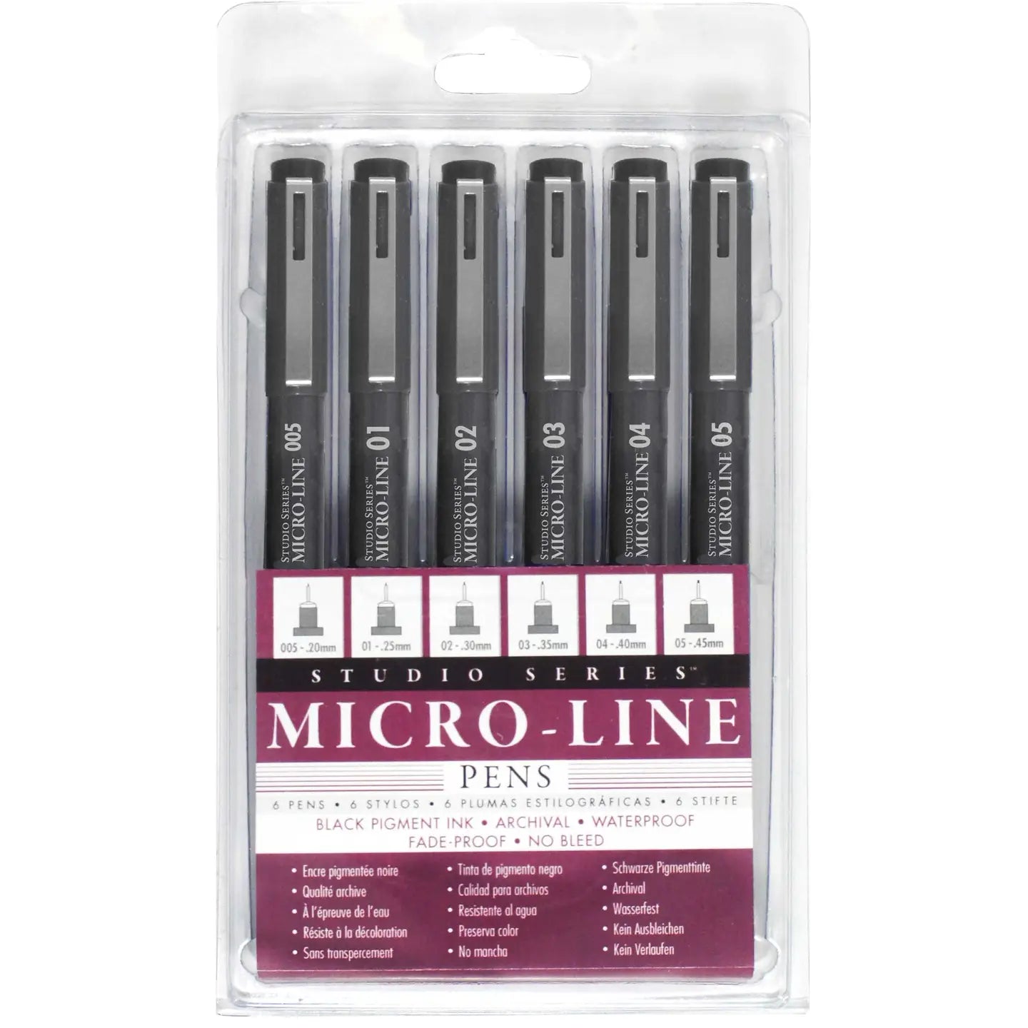 micro-line pen set