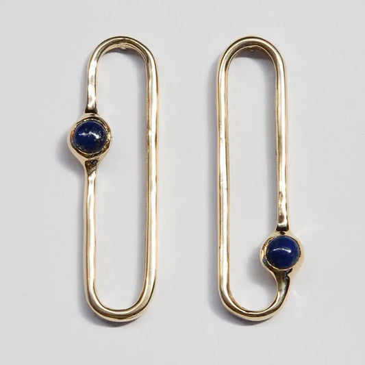amparo earrings - lapis