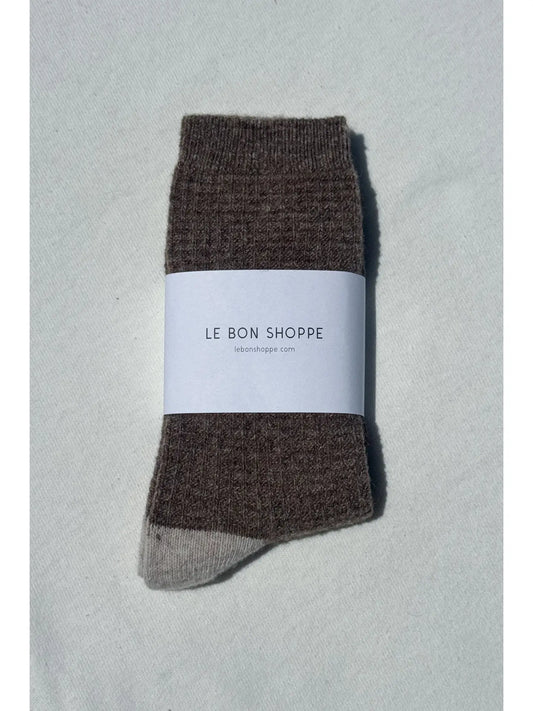 le bon shoppe / wool waffled socks