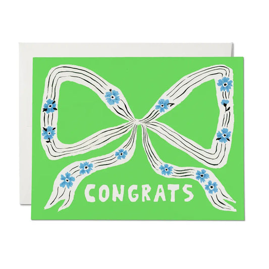 perfect bow congrats card