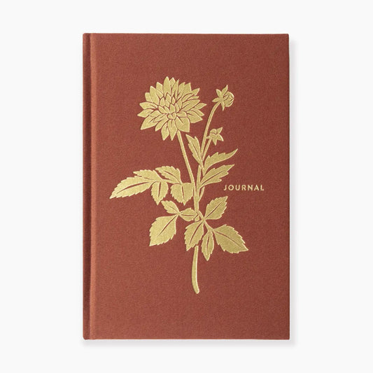 botanica paper co. / linen journal - russet