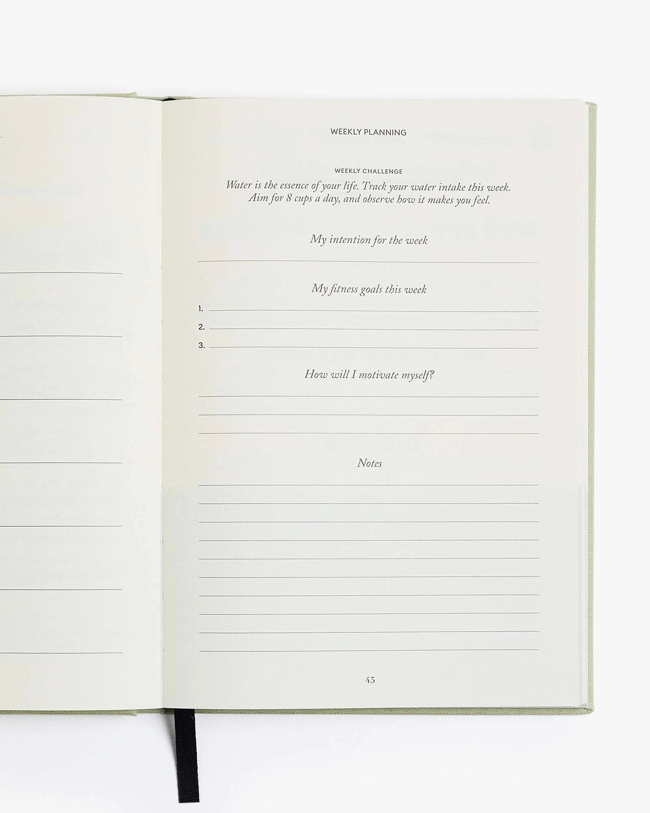 intelligent change / the five minute journal - fit edition