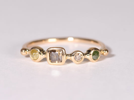 simple ring band - diamond