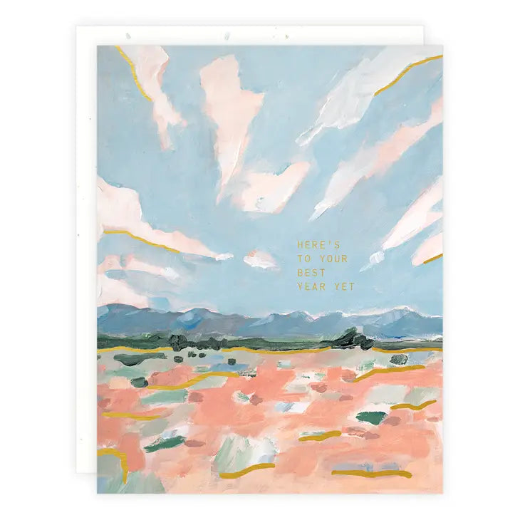 far away mountains card