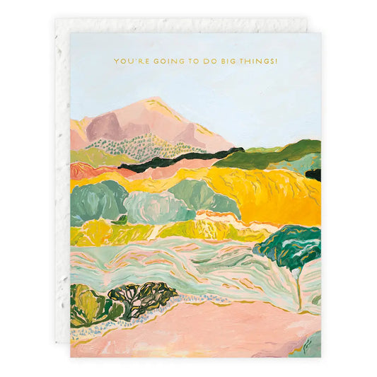 magical mountains congratulations card