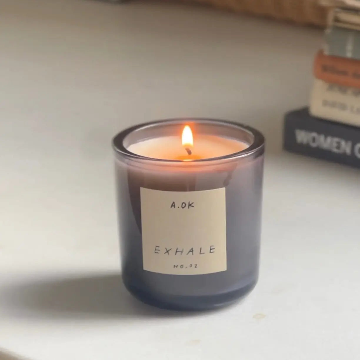 a.ok / exhale candle no.02