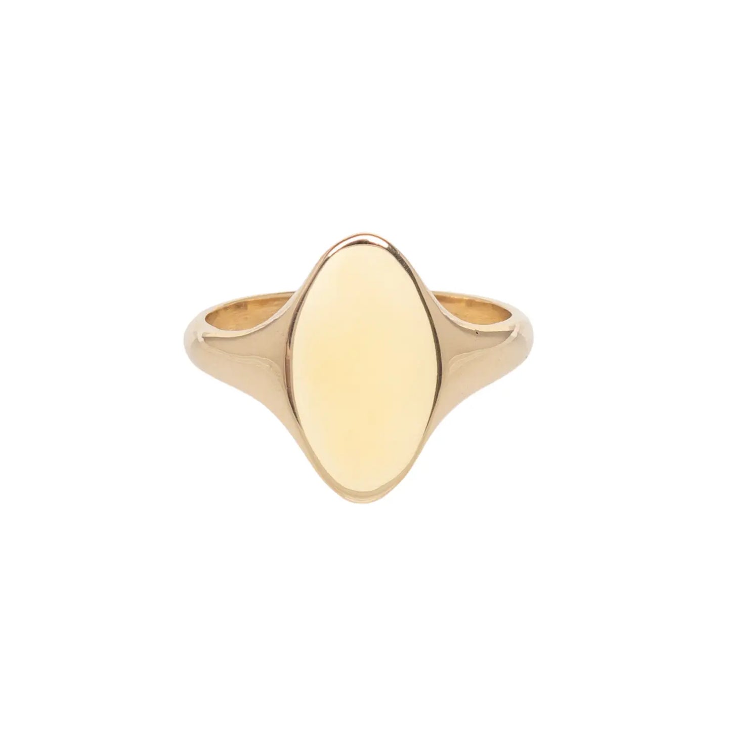 almond signet ring
