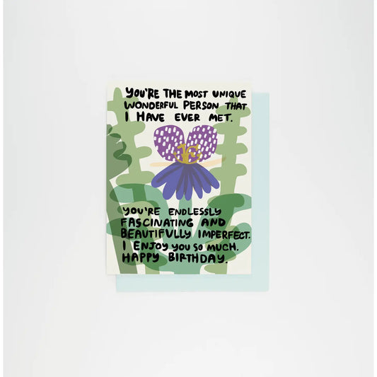 i enjoy you birthday card