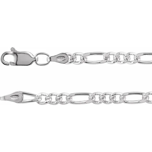 chain bracelet / figaro - 3.5mm