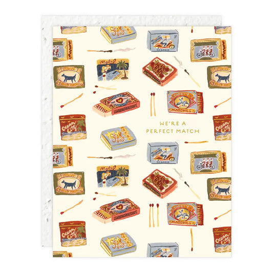 matchbooks anniversary card