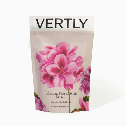 vertly / relaxing floral soak - bath salts
