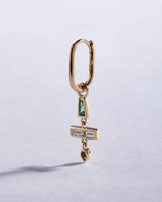 métier / az gemstone totem plaque charm - single