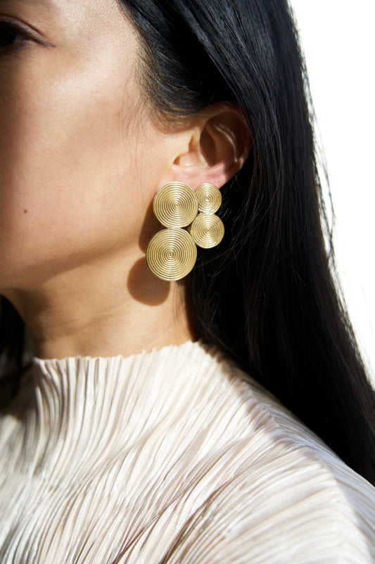 grande coil earrings