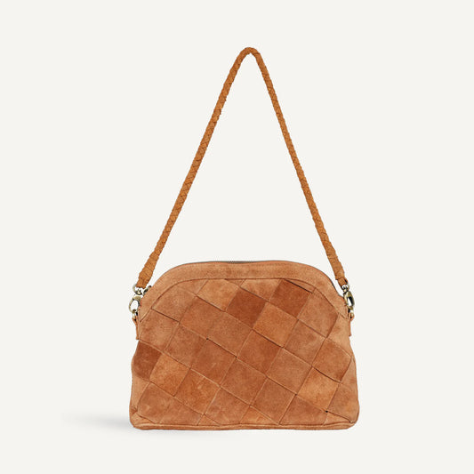 bembien / carmen bag - grande weave - suede copper