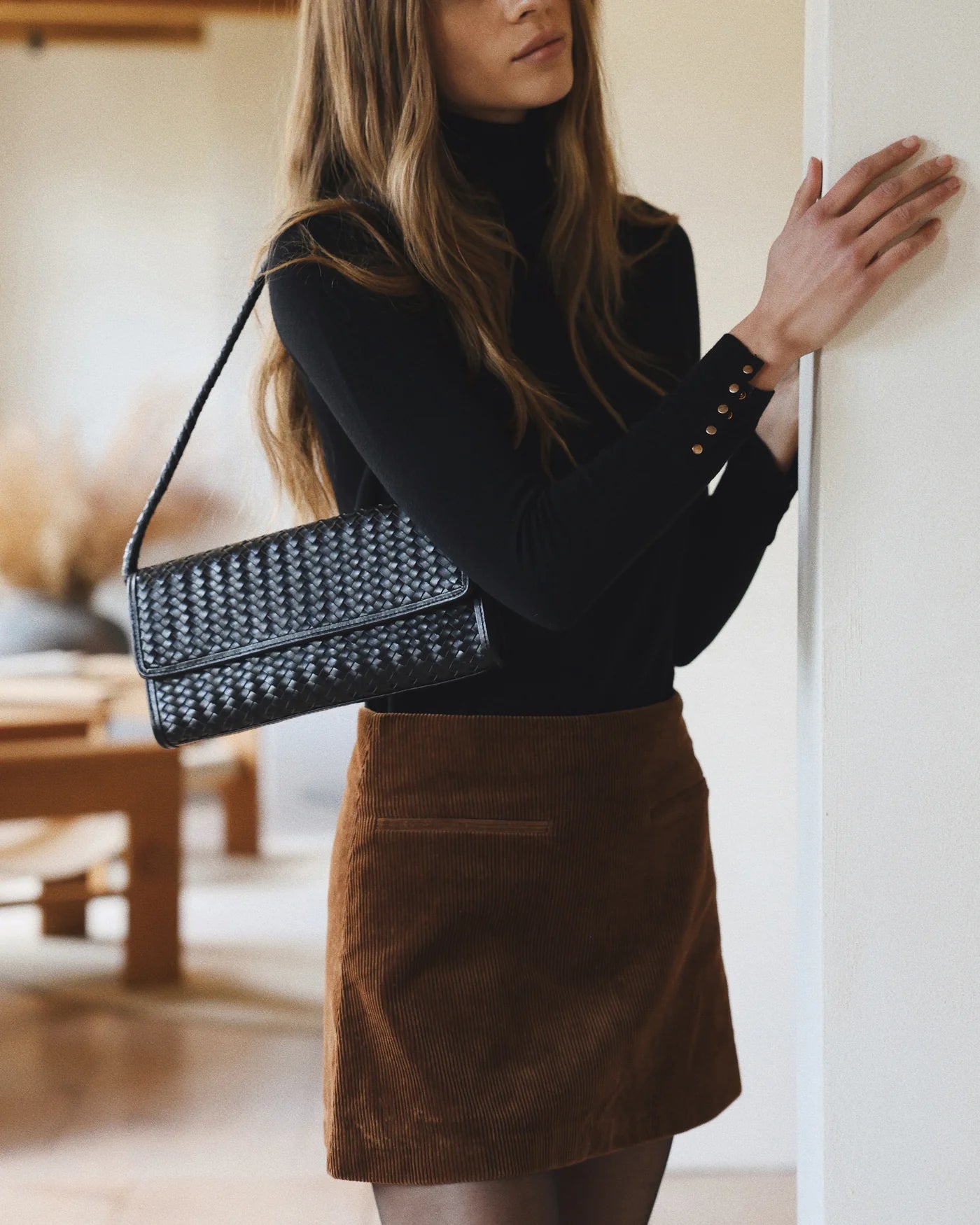 bembien / arden long clutch - black