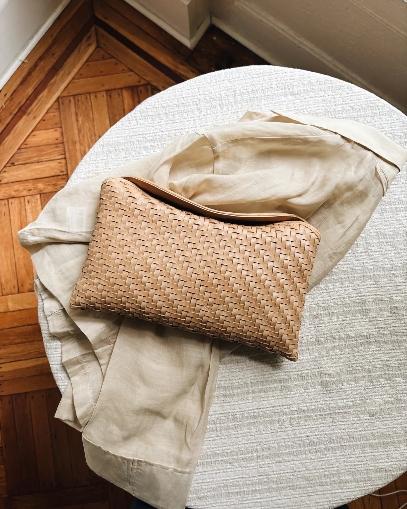 bembien / roux clutch bag - caramel