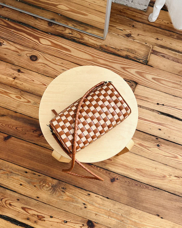 bembien / gigi crossbody bag - caramel x sienna check