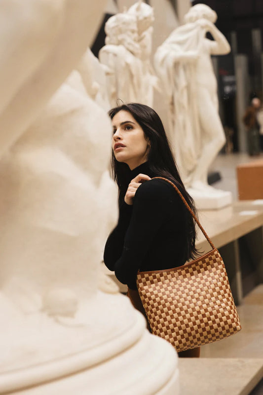 bembien / pauline bag - copper x sienna check