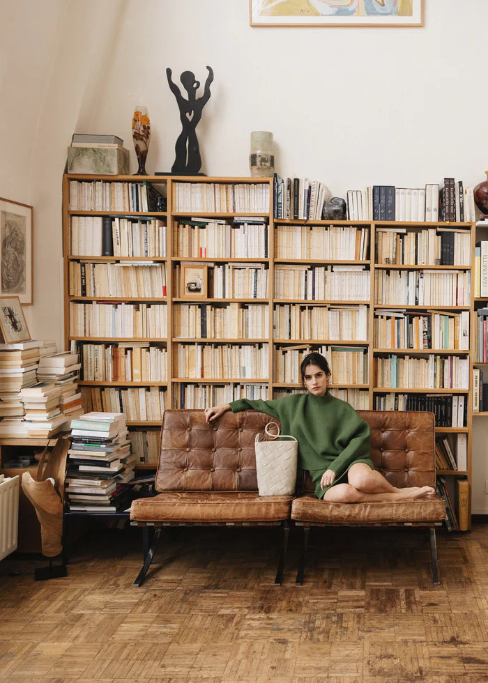 bembien / marion bag - grande weave - rouge