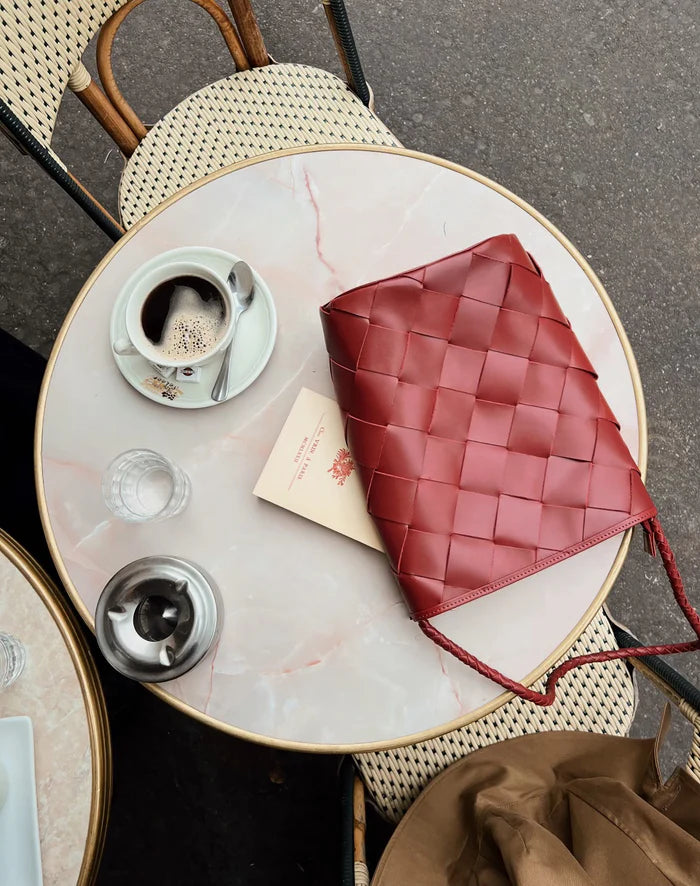 bembien / marion bag - grande weave - caramel