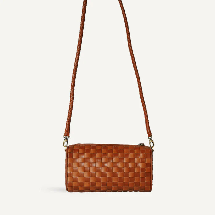 bembien / gigi crossbody bag - copper x sienna check