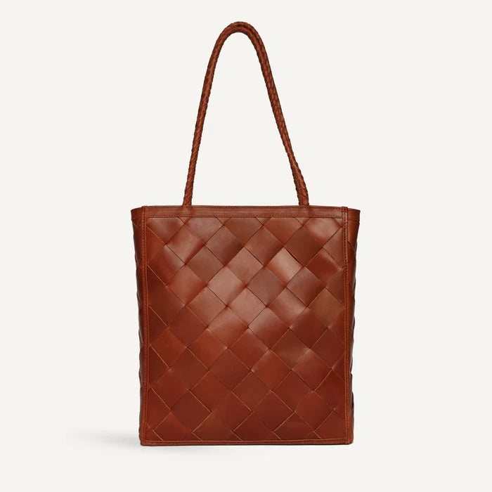 bembien / le tote - grande weave - sienna