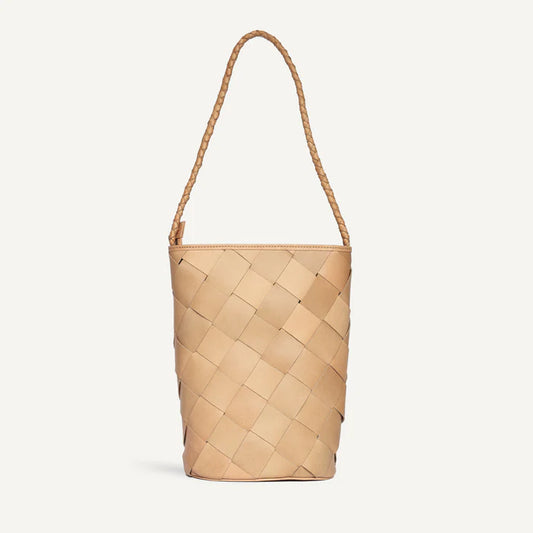bembien / marion bag - grande weave - caramel