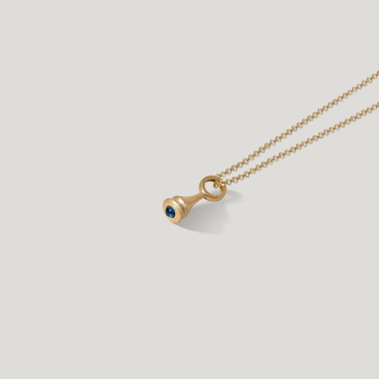 mini pendulum charm no.1 - emerald