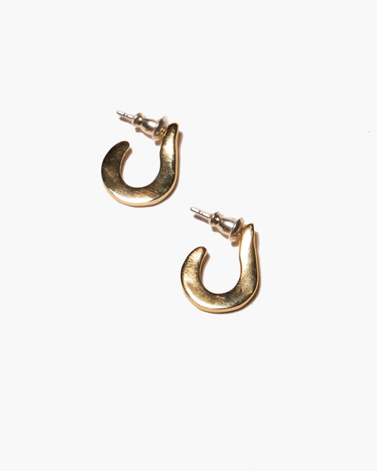buckle hoop earrings