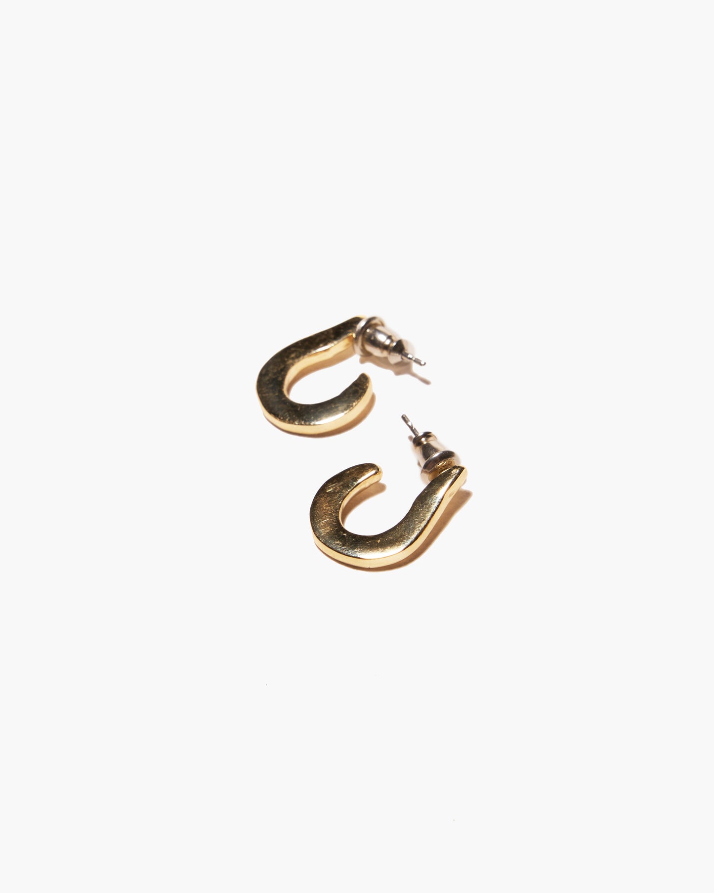 buckle hoop earrings