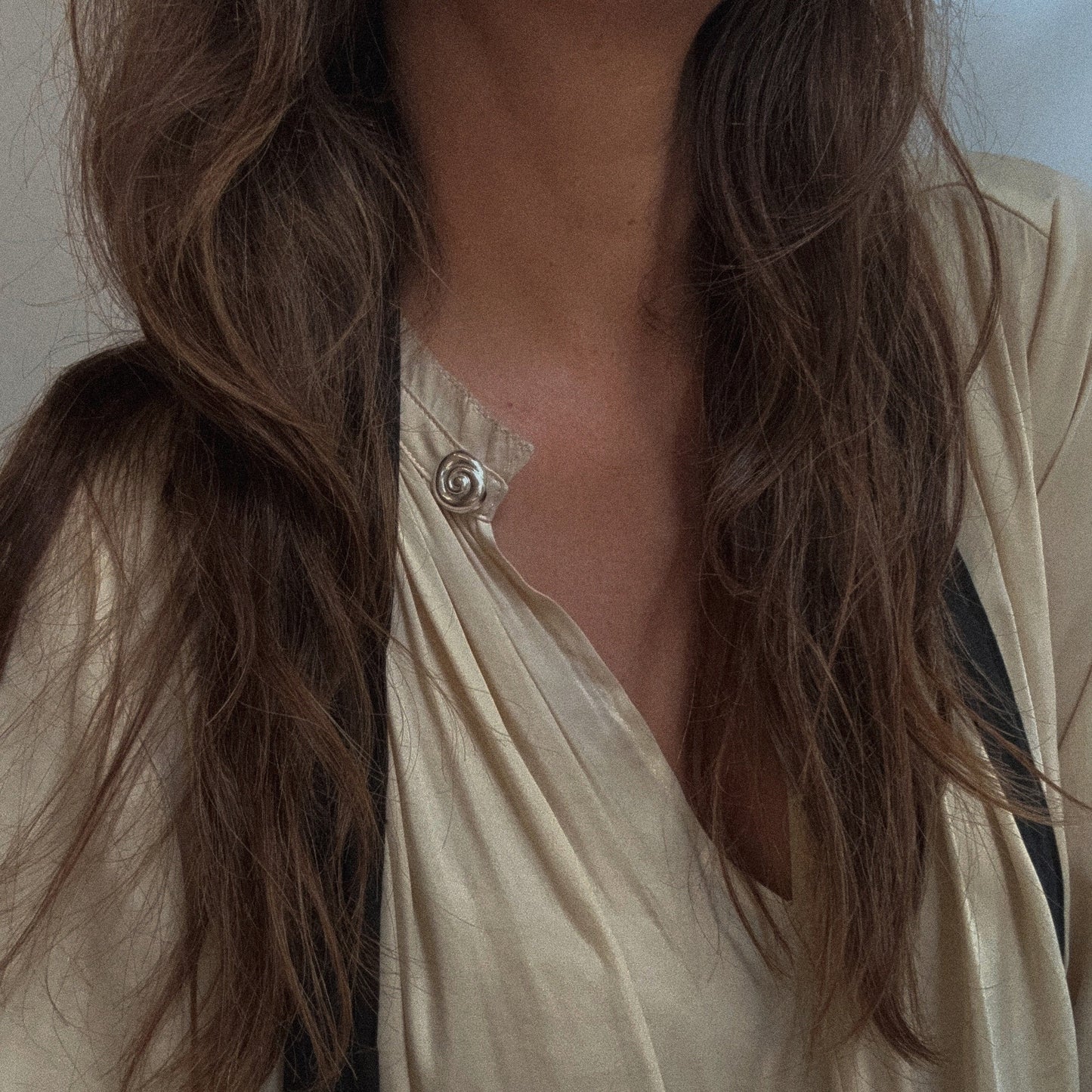 small compass brooch