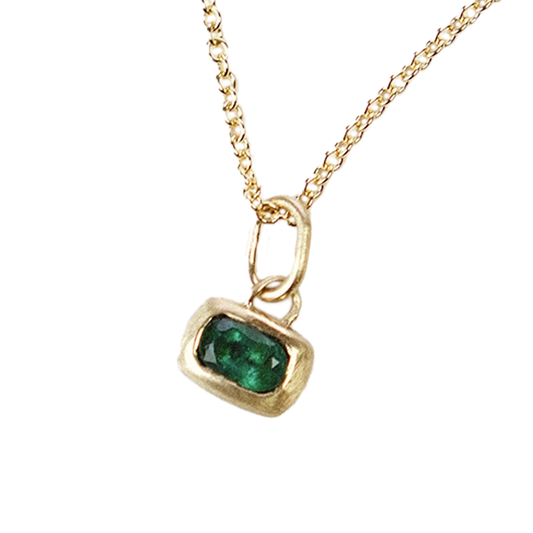 cora pendant - emerald