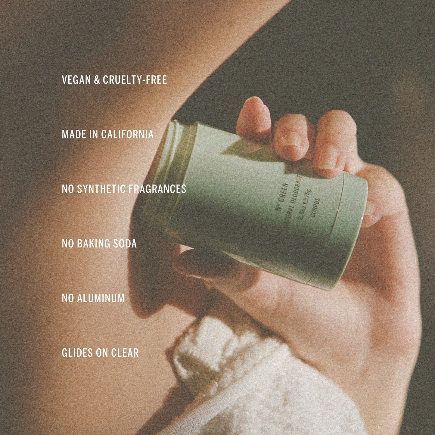 corpus / natural deodorant stick - cedar flora