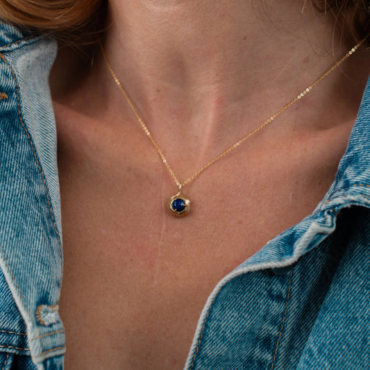 keeper necklace - lapis lazuli