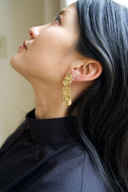 double fender earrings