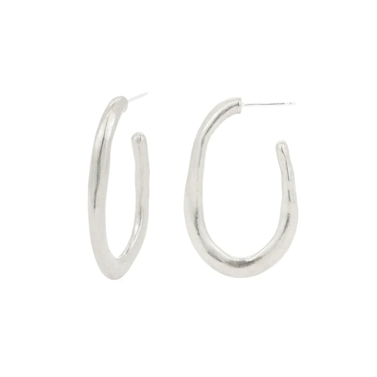 lake hoop earrings