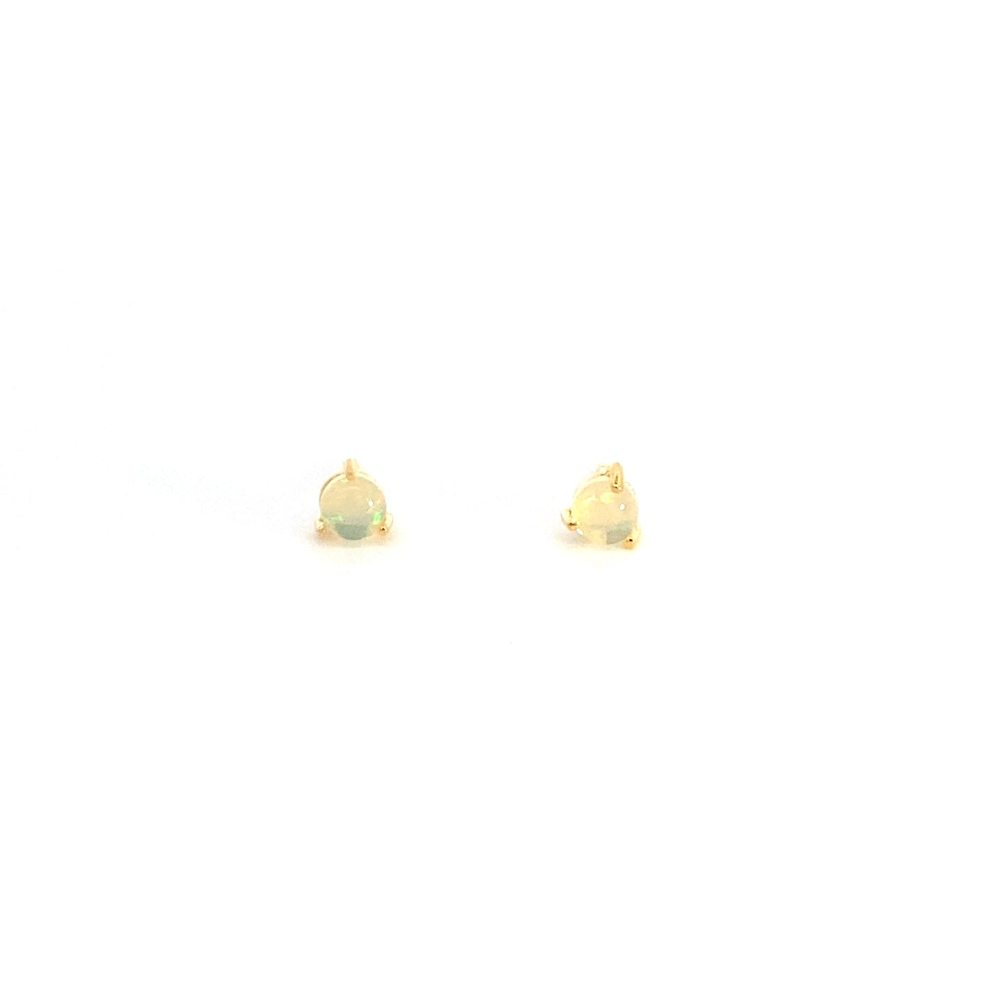 prong-set opal studs