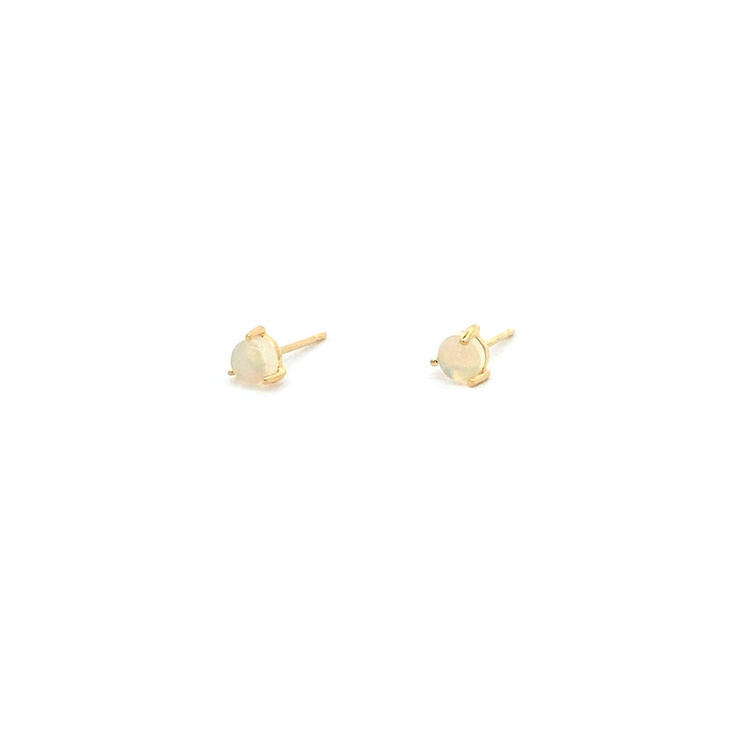 prong-set opal studs