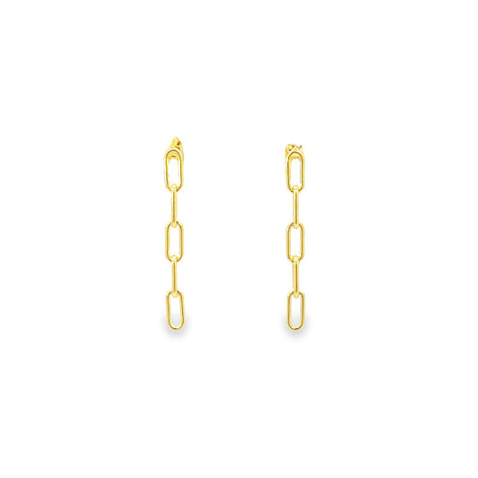 chain link earrings