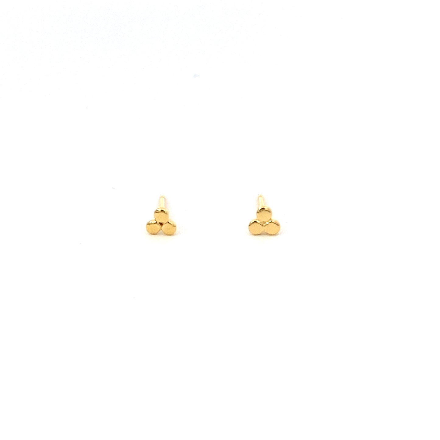 tiny triple disc studs
